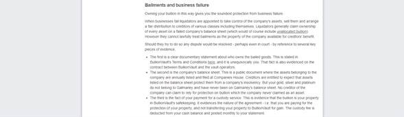 Activos BullionVault